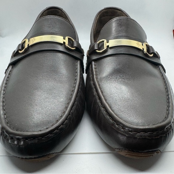 Cole Haan Men Provincetown Bit Loafer Driver Dark Brown Leather Size 13 M - Picture 4 of 13